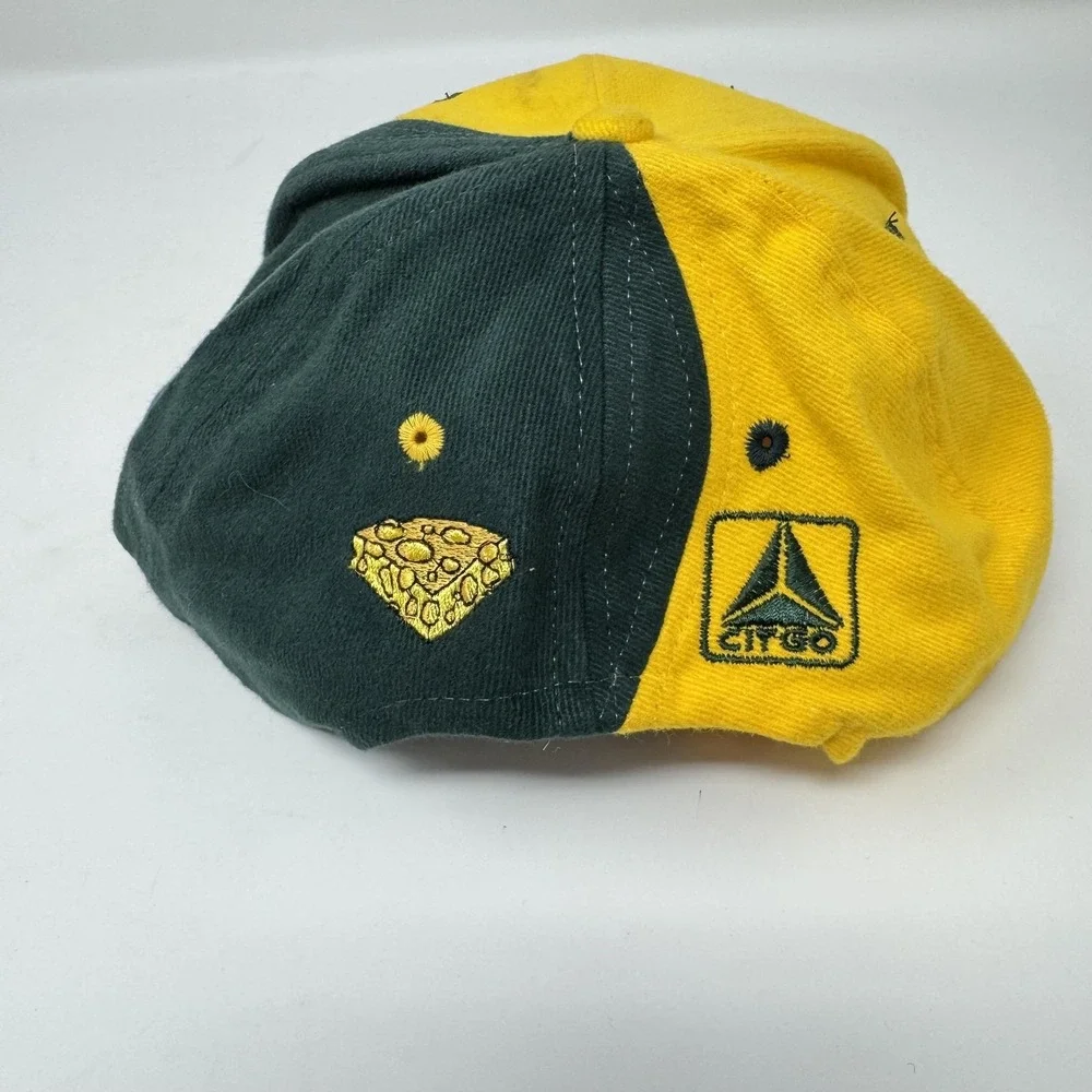 Green Bay Packers Hat Cap Snap Back Mens One‎ Size Green Yellow NFL Football